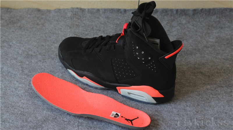 Authentic Air Jordan 6 Retro Black Infrared